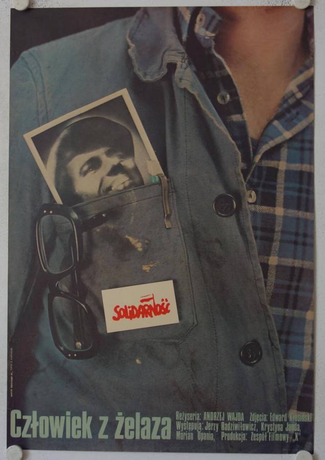 Der Mann aus Eisen originales polnisches Filmplakat